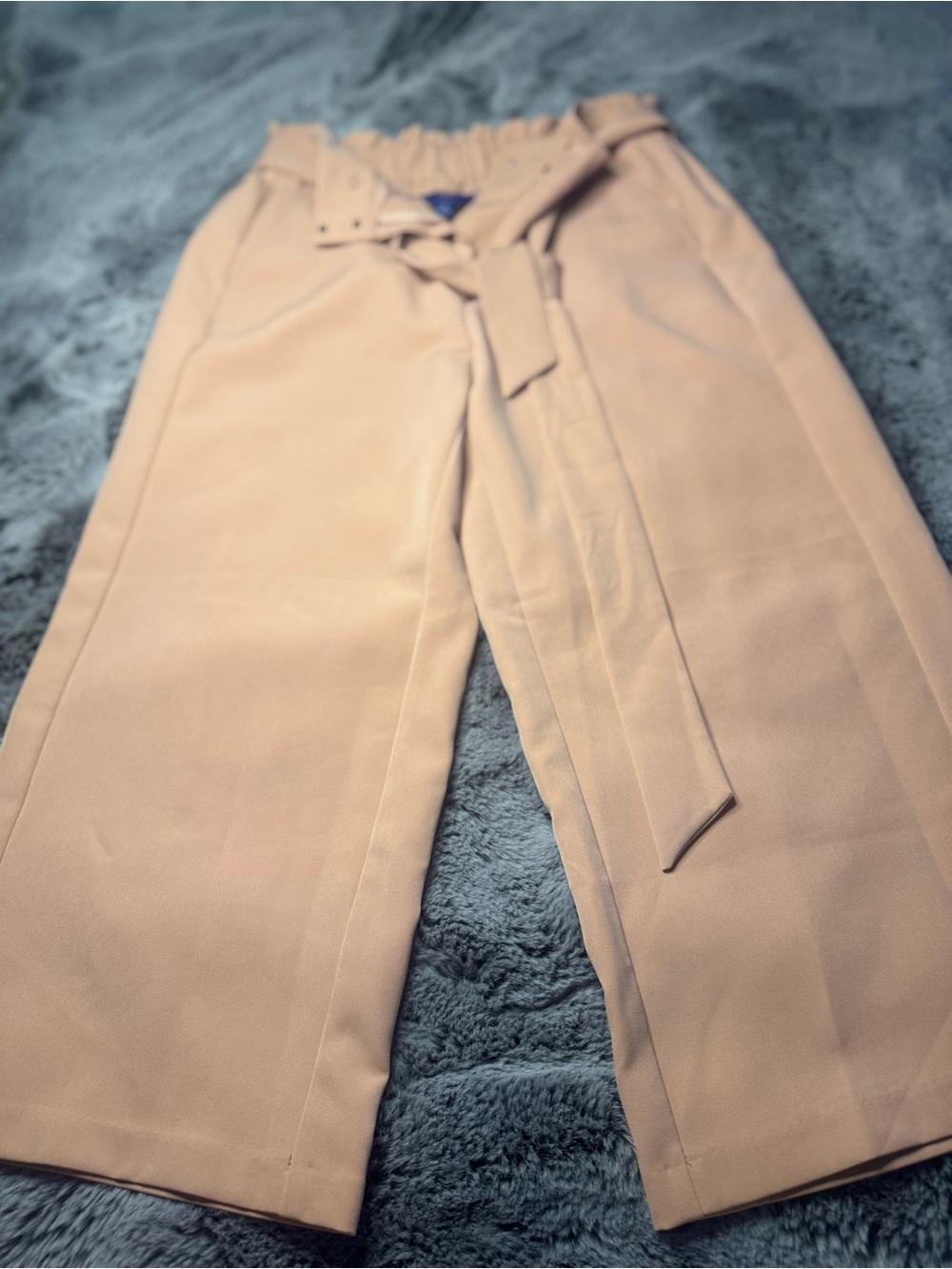 Apt. 9 Men's Paperbag Waist Tie Pants in Light Tan